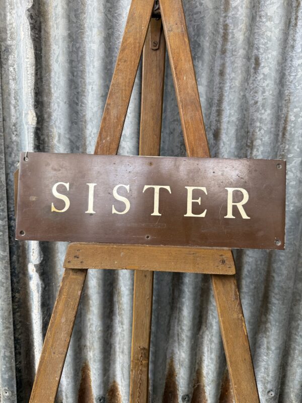 Brass Sister Sign - Image 2