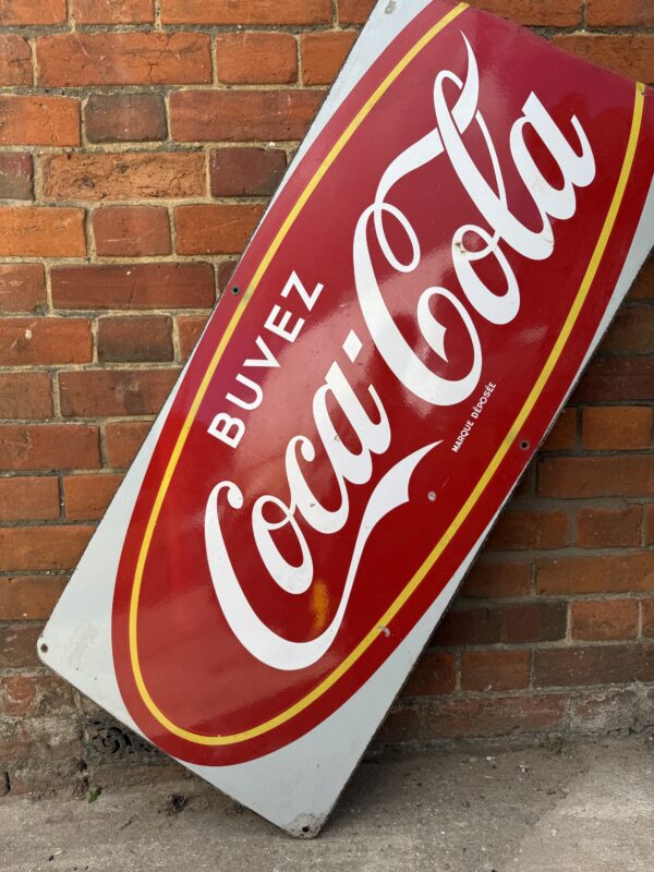 Enamel Coca Cola Sign