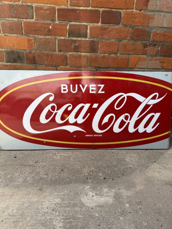 Enamel Coca Cola Sign - Image 2