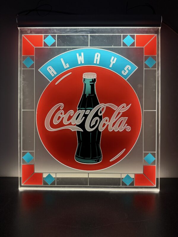 Light Up Coca Cola Sign
