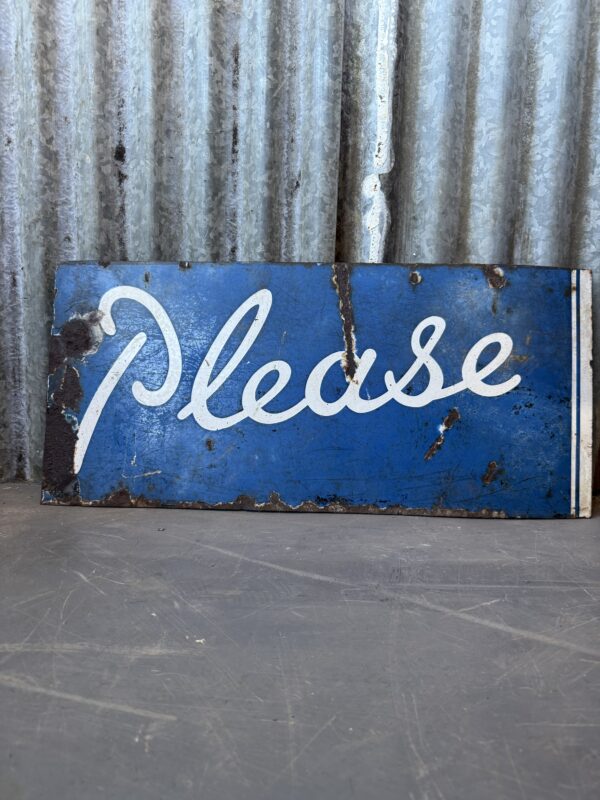 Please Enamel Sign - Image 3