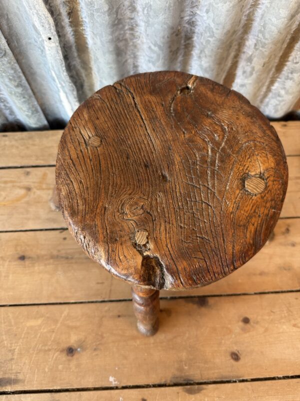 19th Century Wooden Stool - Image 2