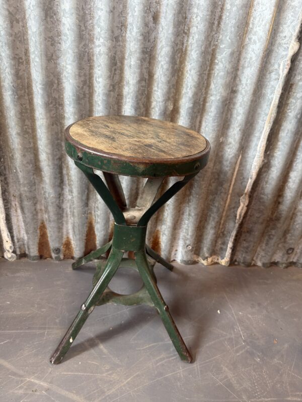 Vintage Evertaut Industrial Stool – 1940s–50s - Image 2