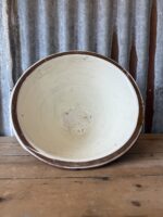 Antique Stoneware Dairy Bowl
