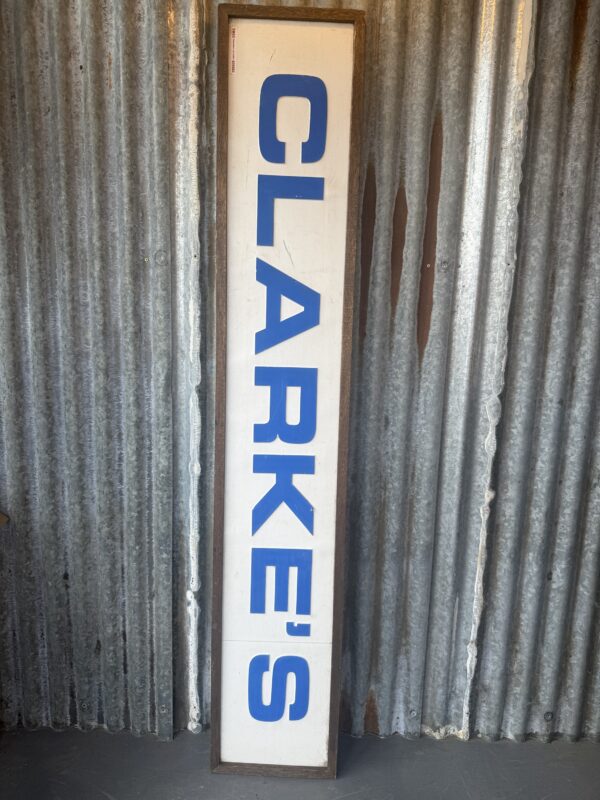 Vintage “CLARKE’S” Garage Sign – King’s Lynn