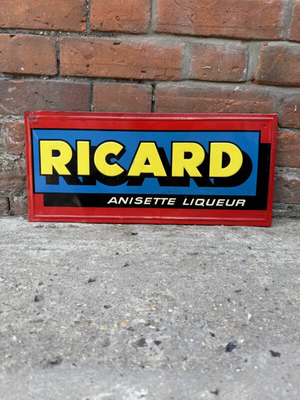 Ricard Anisette Liqueur Vintage Sign – c. 1970s