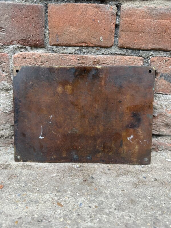 A vintage solid brass “YORK COTTAGE” - Image 2