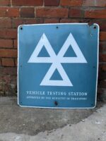 Vintage MOT Sign – 1970s/80s ooo Original