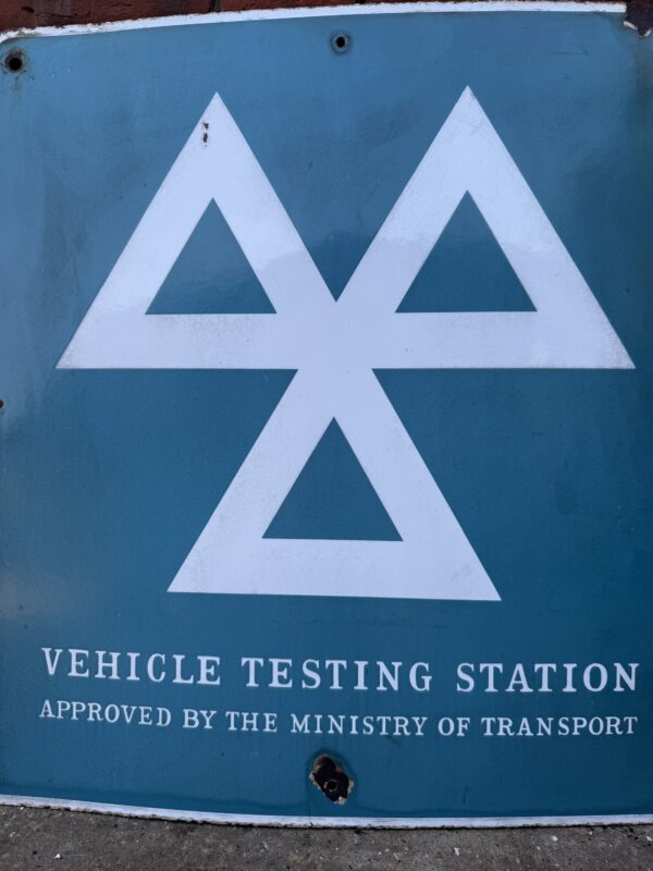 Vintage MOT Sign – 1970s/80s ooo Original - Image 3