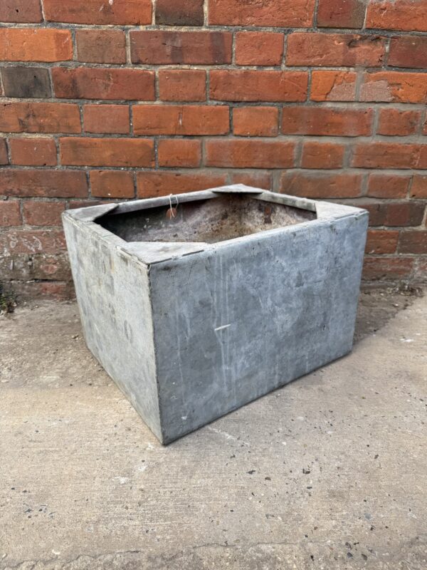 Vintage Galvanised Planter / Tank