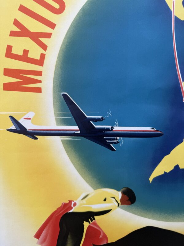Vintage Canadian Pacific Airlines Travel Poster – Mexico & South America (c. 1950s) - Image 2