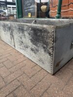 Large Riveted Galvanised Trough