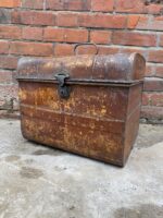 Vintage Painted Metal Chest / Trunk