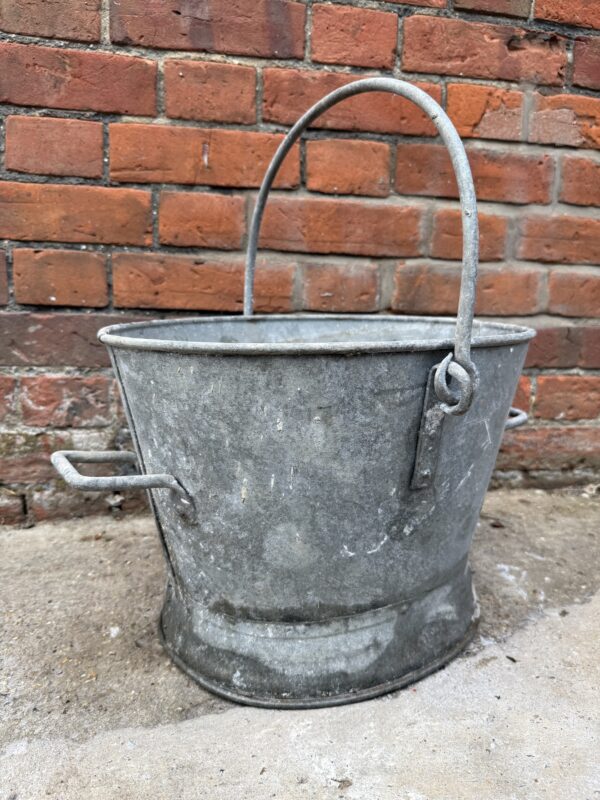 Vintage Galvanised Metal Bucket