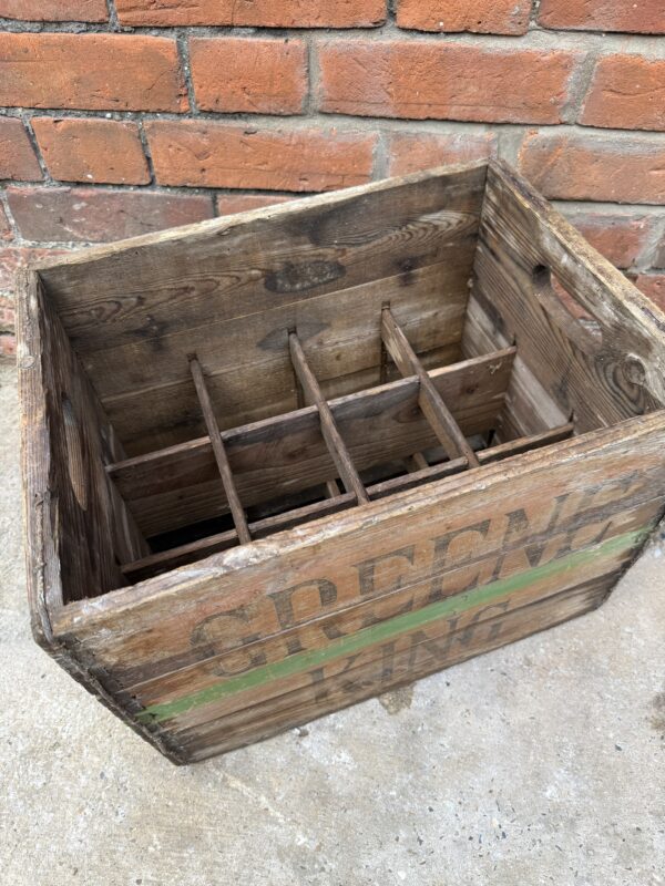 Green King Bottle Crate - Image 2