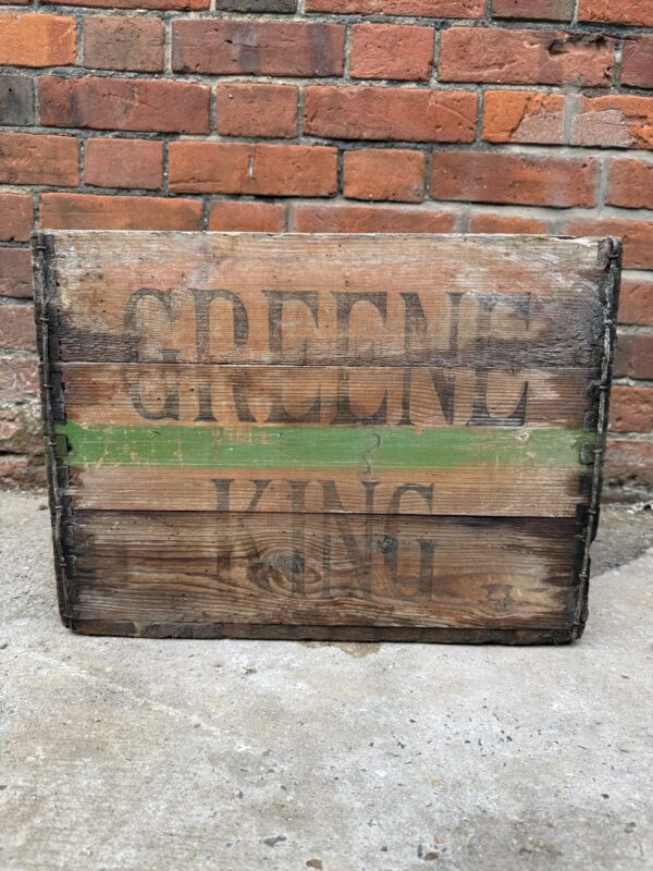 Green King Bottle Crate
