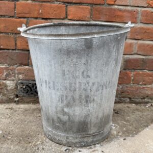Vintage Galvanised Egg Preserving Pail
