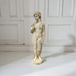 Vintage Cast Stone Garden Statue – Classical Female Figure