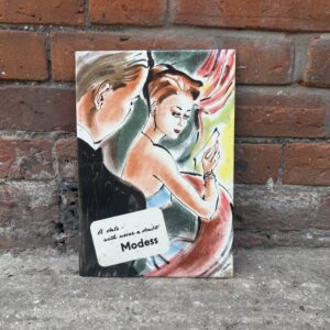 Modess Display Card