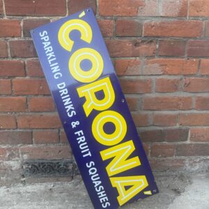 Original 1970s ‘CORONA’ Enamel Advertising Sign