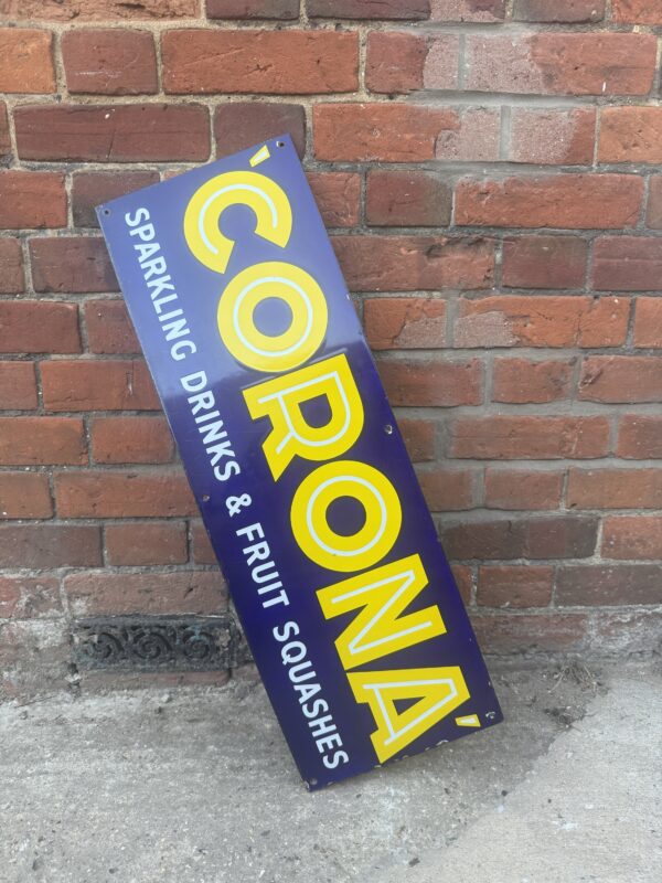 Original 1970s ‘CORONA’ Enamel Advertising Sign