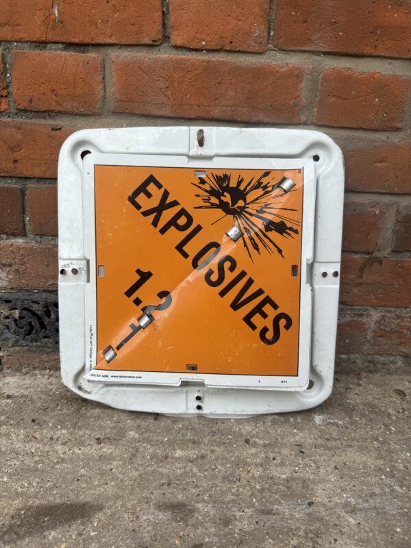 DOT Hazmat Flip Placards for Explosives and Dangerous Goods - Image 5