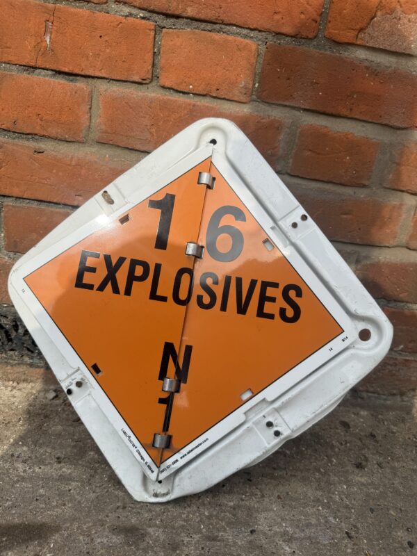 DOT Hazmat Flip Placards for Explosives and Dangerous Goods - Image 2