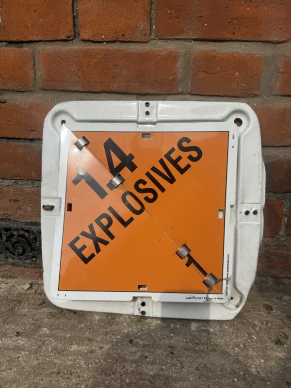 DOT Hazmat Flip Placards for Explosives and Dangerous Goods - Image 3