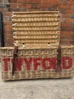 Vintage Wicker Laundry Basket – “Twyford” | Early to Mid-Century