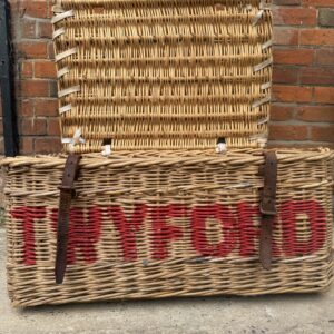 Vintage Wicker Laundry Basket – “Twyford” | Early to Mid-Century