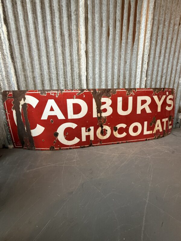 Cadburys Chocolate Enamel Sign