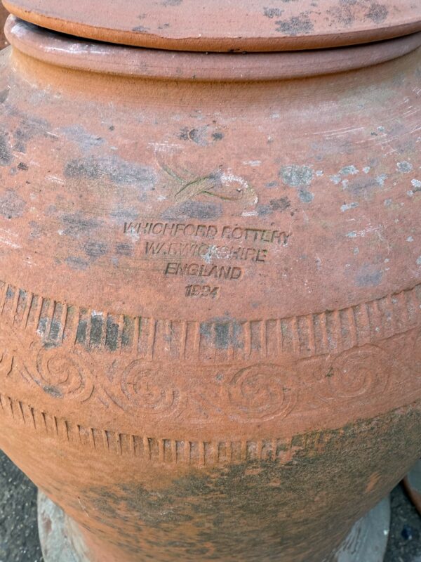 Pair of Large Whichford Pottery Terracotta Rhubarb Forcer  – 1994 - Image 2