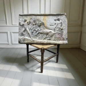 Vintage Concrete Greco-Roman Relief Plaque